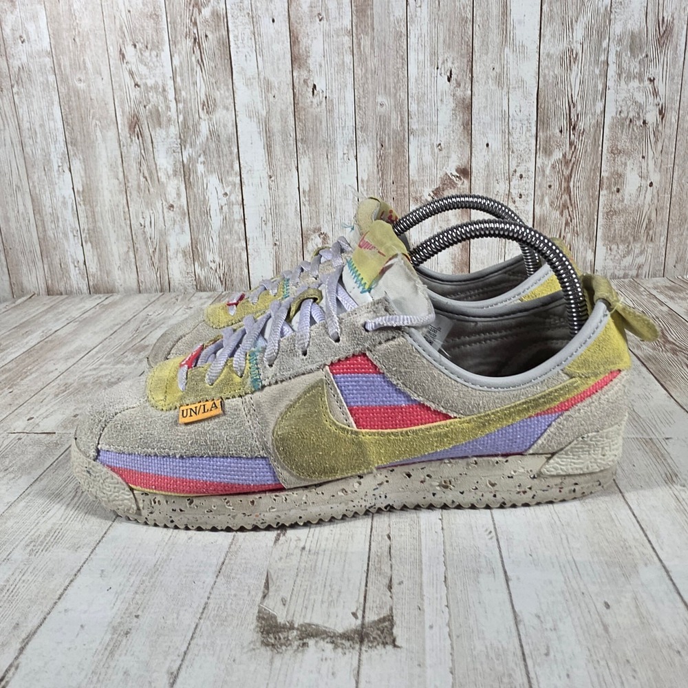 Nike Cortez Union LA Sesame Pink Clay Dutch Blue DR1413-100 Mens 7.5 - Picture 2 of 8